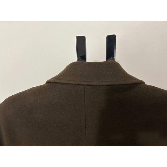 Cole Haan Men's Overcoat Wool Cashmere Blend Sz XL Brown - Picture 8 of 16